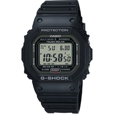 G-Shock 5600 Series Gray Dial Watch, 42.8mm