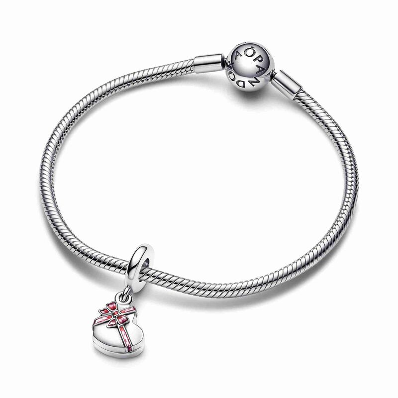 Pandora Openable Heart Chocolate Gift Box Dangle Charm image number 2