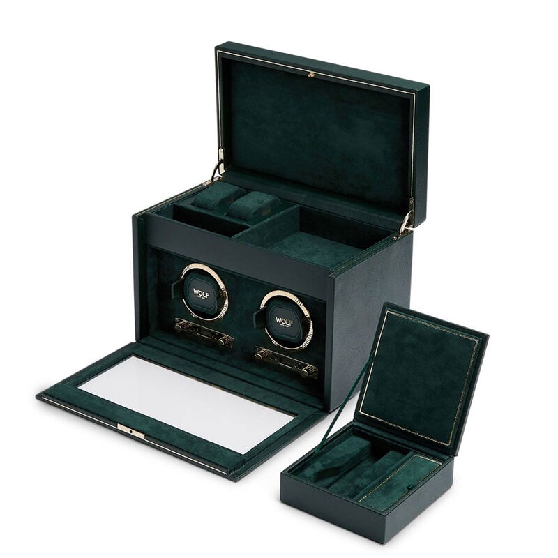 WOLF British Racing Double Watch Winder With Storage image number 3