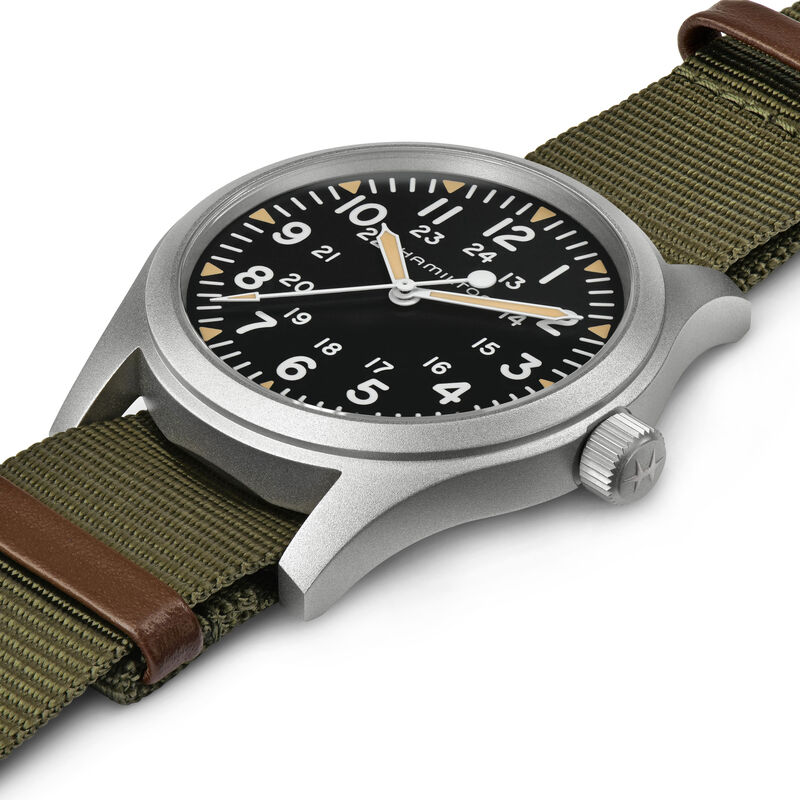 Hamilton Khaki Field Mechanical Watch Black Dial, 42mm image number 1