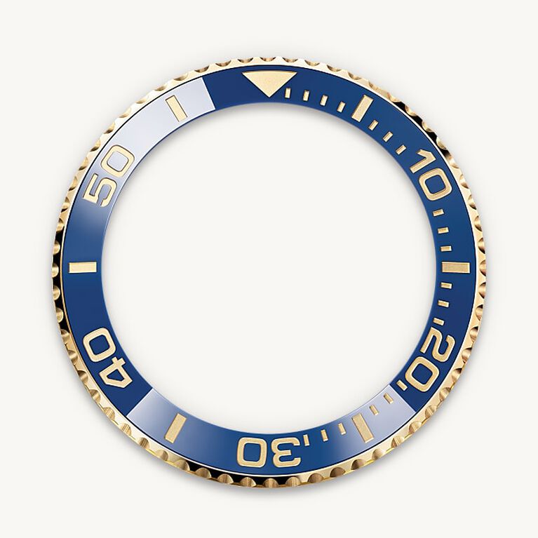 rolex yacht-master ii in 18 ct yellow gold, m126688-0001 - cerachrom bezel insert - ben bridge