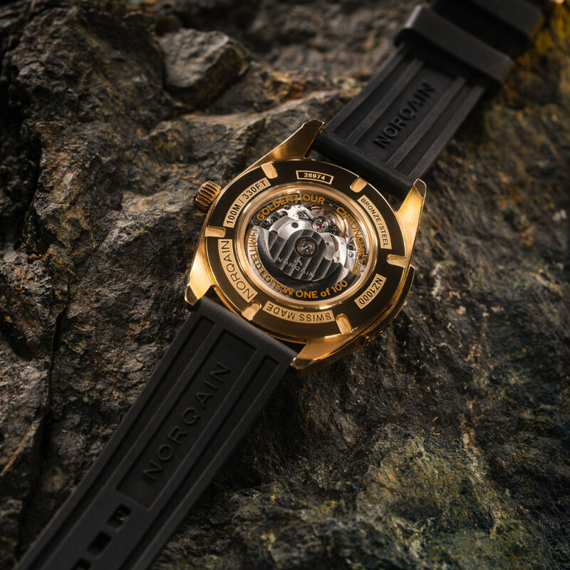 NORQAIN Adventure Sport "GOLDEN HOUR" Chronometer Limited Edition Black Dial Watch, 42mm image number 3