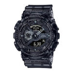 G-Shock Transparent Gray Resin Analog Digital Watch, 51.2mm