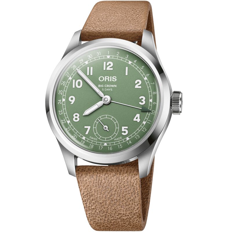 Oris Big Crown Pointer Date Calibre 403 Green Dial Watch, 40mm image number 0