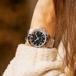 Norqain Adventure NEVEREST Black Steel Rose GMT Watch, 41mm