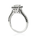 Black & White Diamond Ring 14K