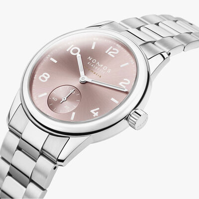 NOMOS Club Sport neomatik ros&eacute; Pink Dial Watch, 34mm