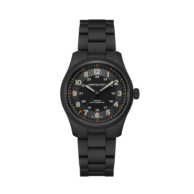 Hamilton Khaki Field Black Dial Watch, 38mm image number 0