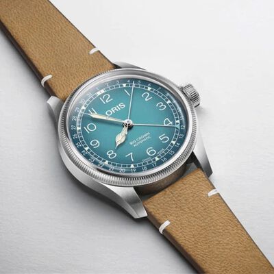 Oris X Cervo Volante Watch Blue Dial, 38mm