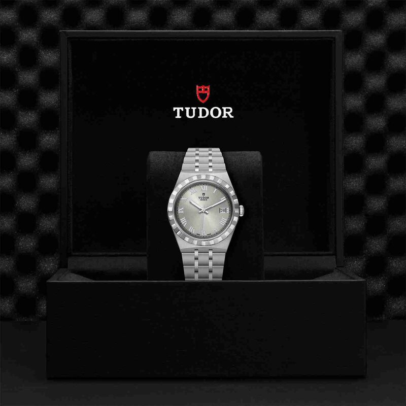 TUDOR Royal Watch Steel Case Silver Dial Steel Bracelet, 38mm image number 2