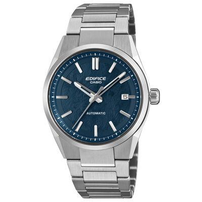 Casio Edifice Automatic Blue Dial Watch, 38mm