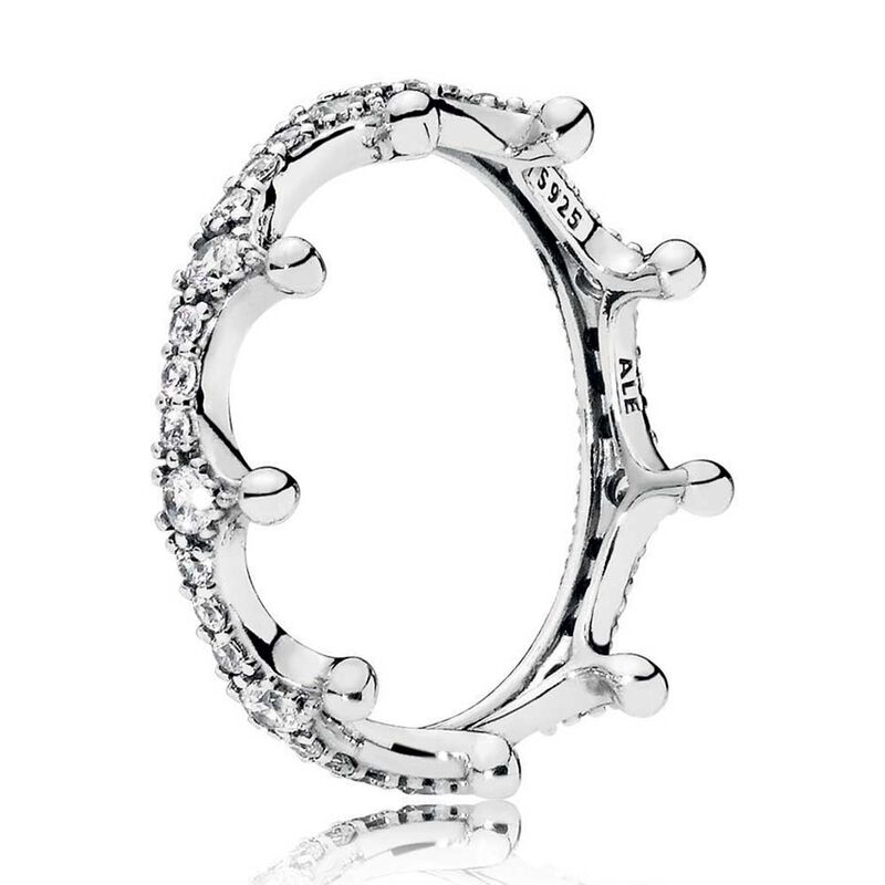 Pandora Clear Sparkling CZ Crown Ring image number 1