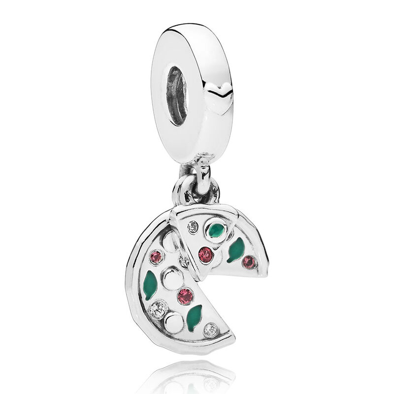Pandora Passions for Pizza Dangle Charm image number 1
