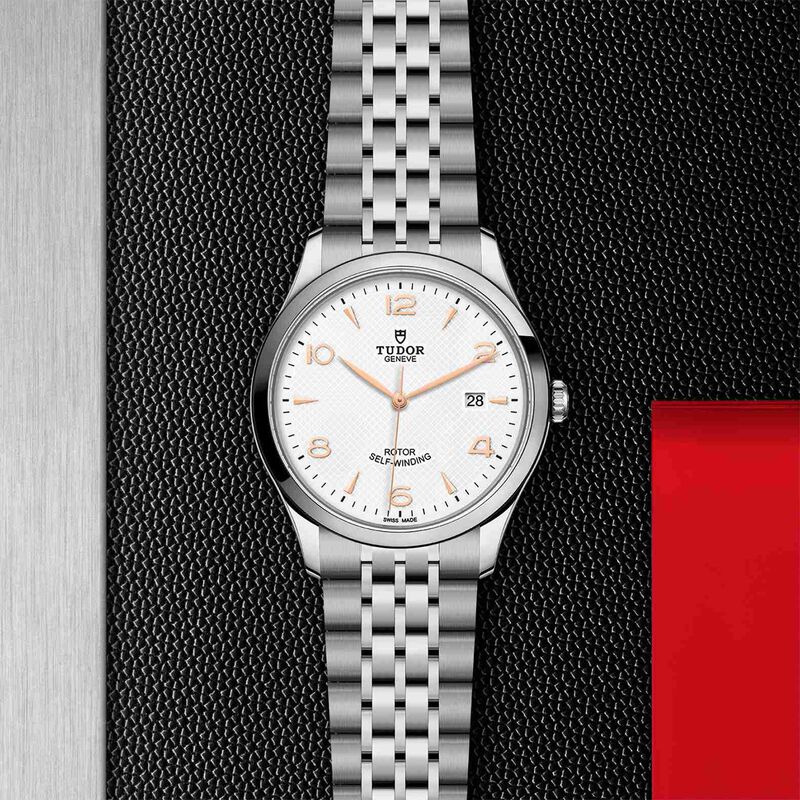 TUDOR 1926 Watch Steel Case White Dial Steel Bracelet, 41mm image number 3