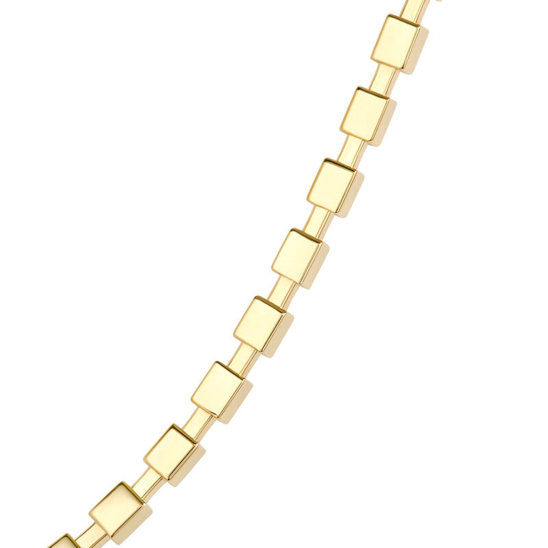 Toscano 18-Inch Cubic Necklace, 14K Yellow Gold image number 2