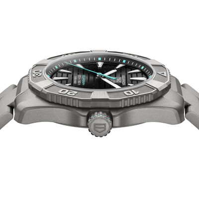 TAG Heuer Aquaracer Professional 200 Solargraph Black Dial Watch, 40mm