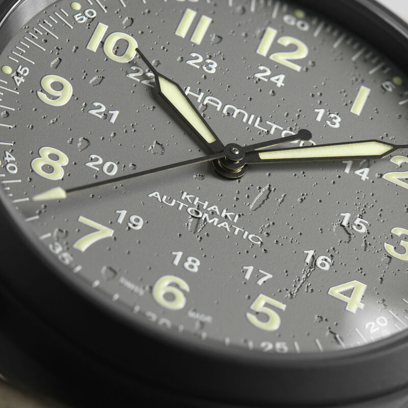 Hamilton Khaki Field Titanium Auto Grey Dial Watch, 38mm image number 3