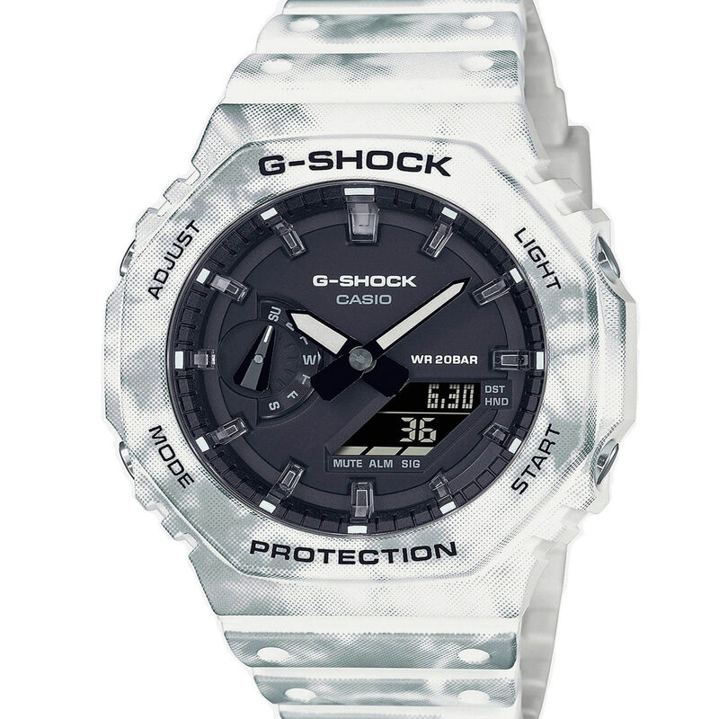 G-Shock Limited Edition Watch Snowy Camo Strap & Bezel, 48.5mm image number 0