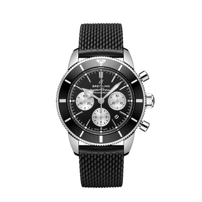 Breitling Superocean Heritage B01 Chronograph Black Dial Watch, 44mm