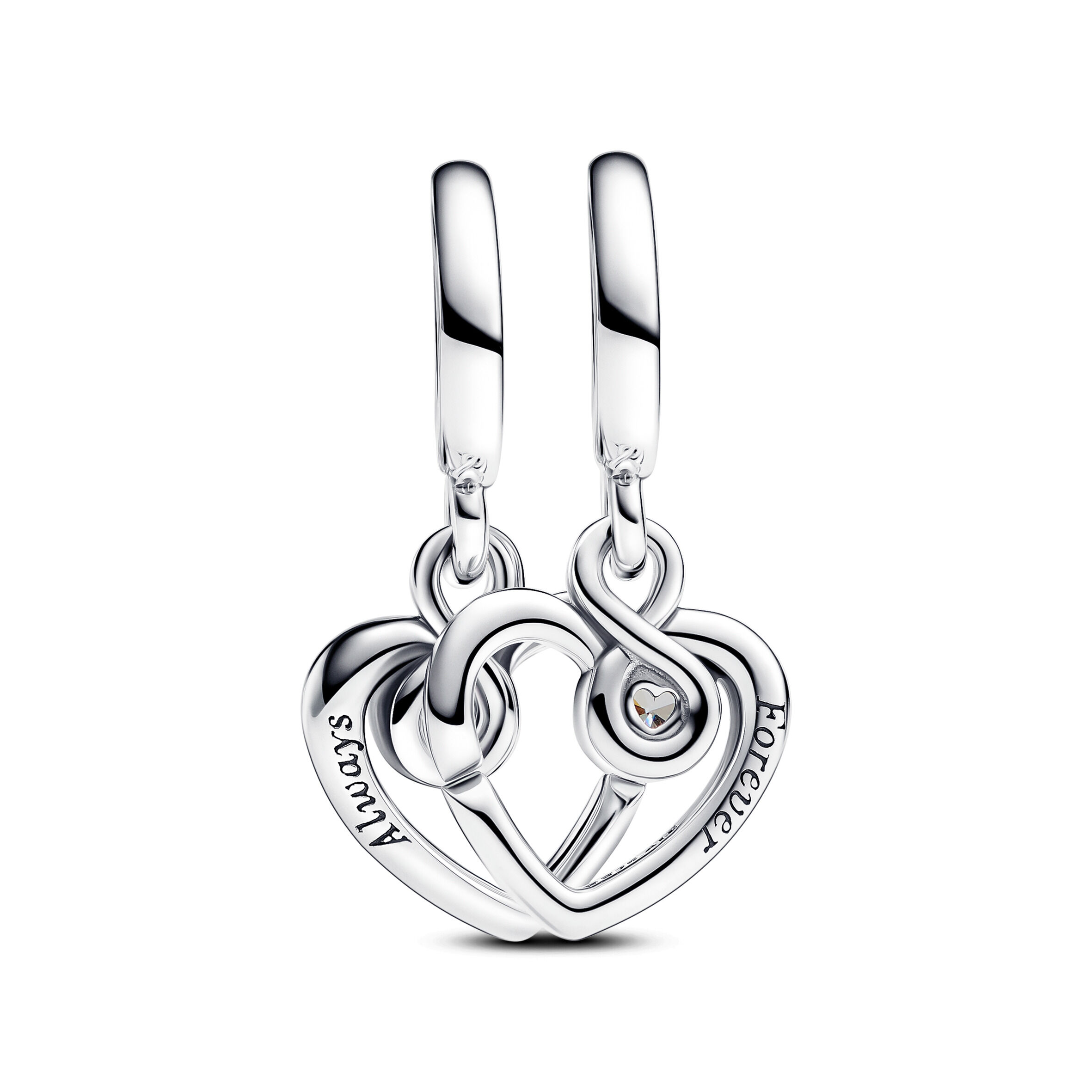 Pandora Forever & Always Splittable Dangle Charm