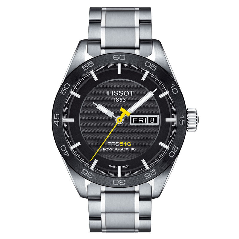 Tissot PRS 516 Powermatic 80 Black Dial Automatic Watch, 42mm image number 0