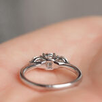 Ikuma Canadian Diamond Engagement 3-Stone Ring 14K