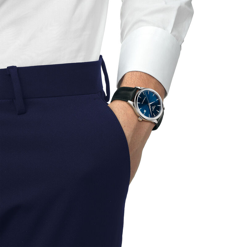 TISSOT Classic Dream Blue Dial Watch, 40mm image number 3