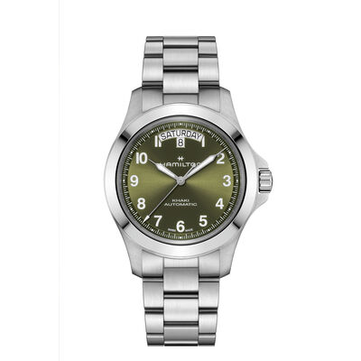 Hamilton Khaki Field King Day-Date Green Dial Watch, 40mm