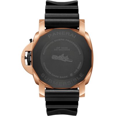 Panerai Submersible QuarantaQuattro Goldtech™ OroCarbo Black Dial Watch, 44mm