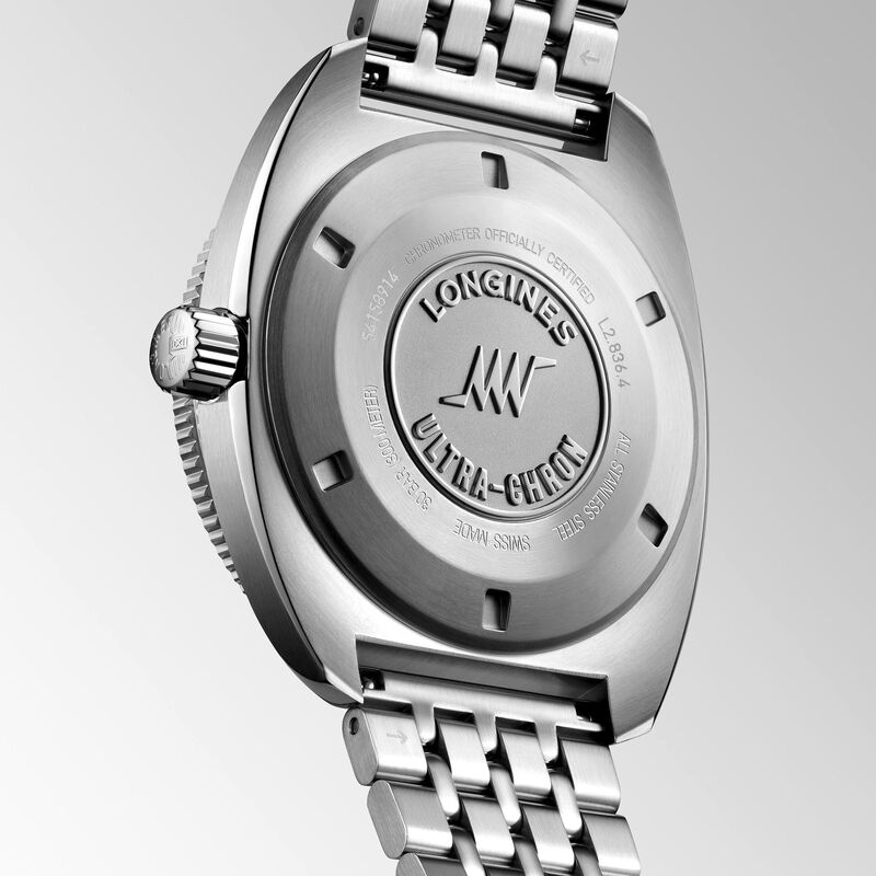 Longines Ultra‑Chron Black Dial Watch, 43mm image number 3