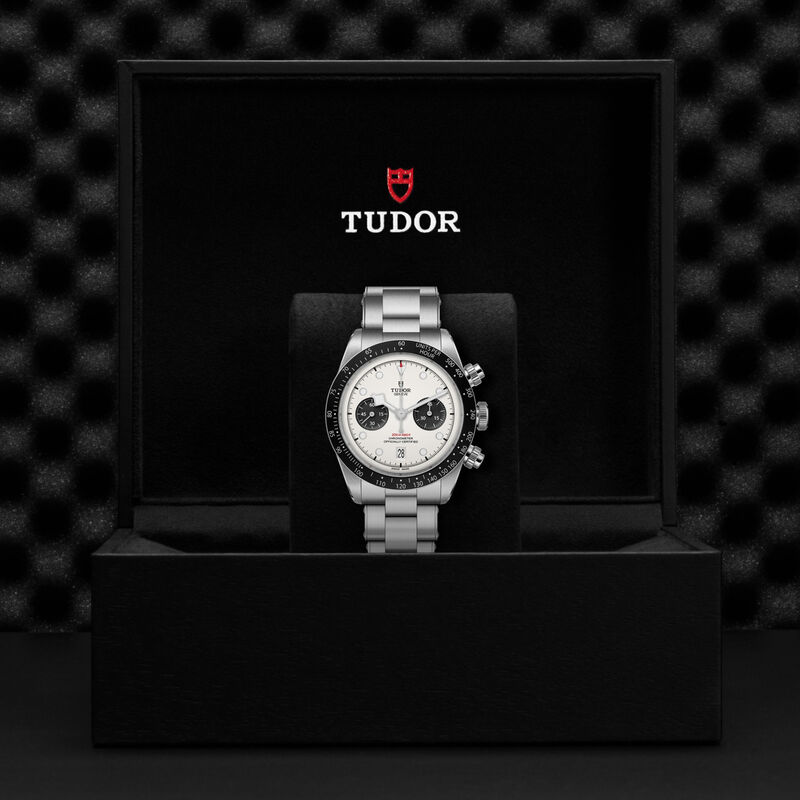 TUDOR Black Bay Chrono White Dial Watch, 41mm image number 4