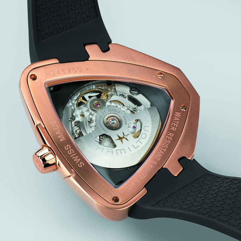 Hamilton Ventura Elvis80 Skeleton Black Dial Watch, 42mm x 45mm image number 2