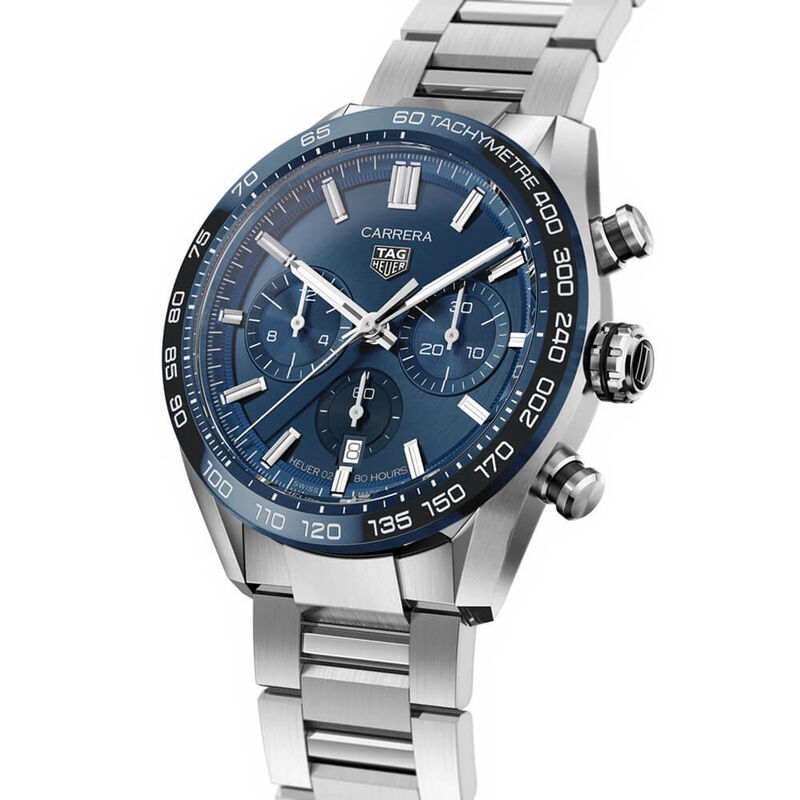 TAG Heuer Carrera Heuer 02 Automatic Mens Blue Steel Watch image number 2