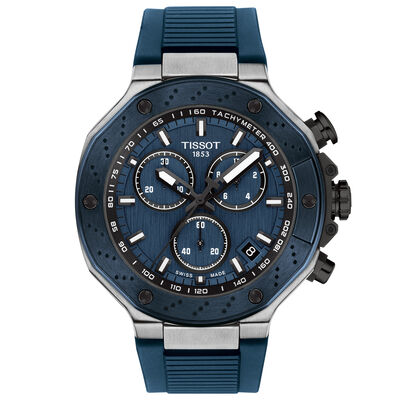 TISSOT T-Race Blue Dial Watch, 45mm