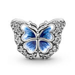Pandora Blue Butterfly Sparkling CZ & Enamel Charm