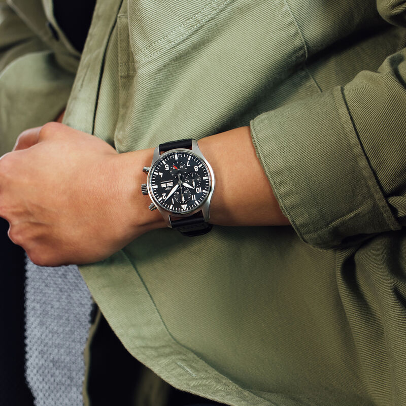 IWC Pilot&rsquo;s Watch Chronograph Black Dial Watch, 41mm image number 4