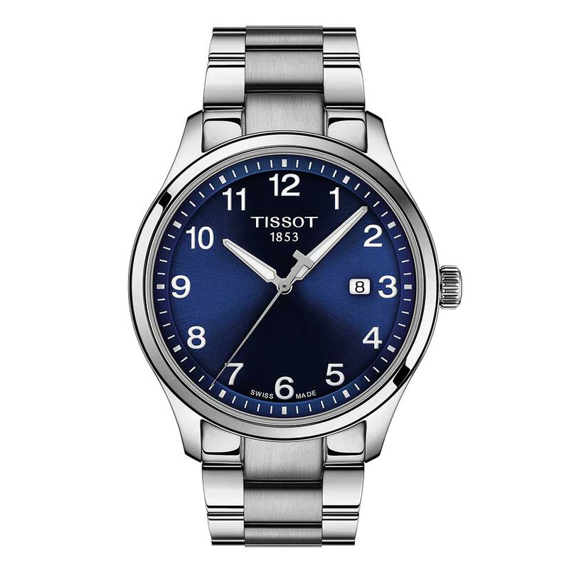 Tissot Gent XL Classic Blue Dial Steel Watch, 42mm image number 1