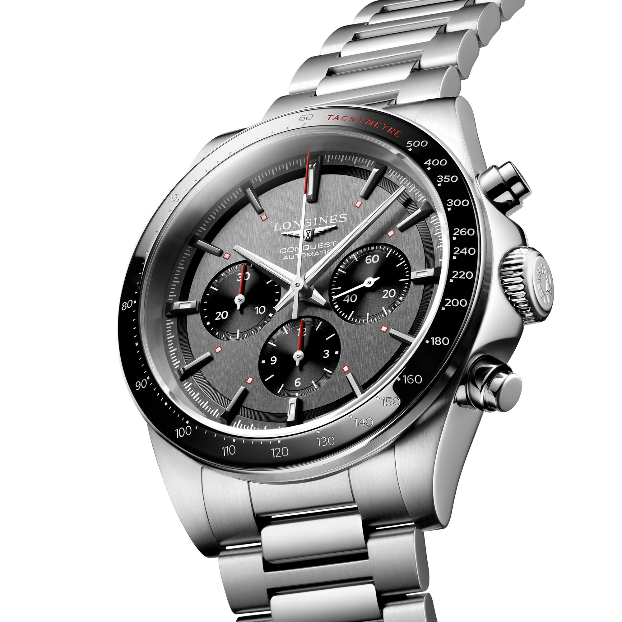 Longines Conquest Chrono Ski Edition Antracite Dial Watch, 42mm