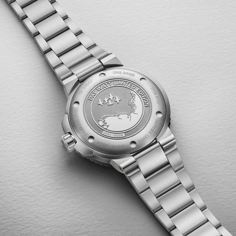 Oris Dat Watt Limited Edition II Watch Green Dial, 43.50mm image number 3