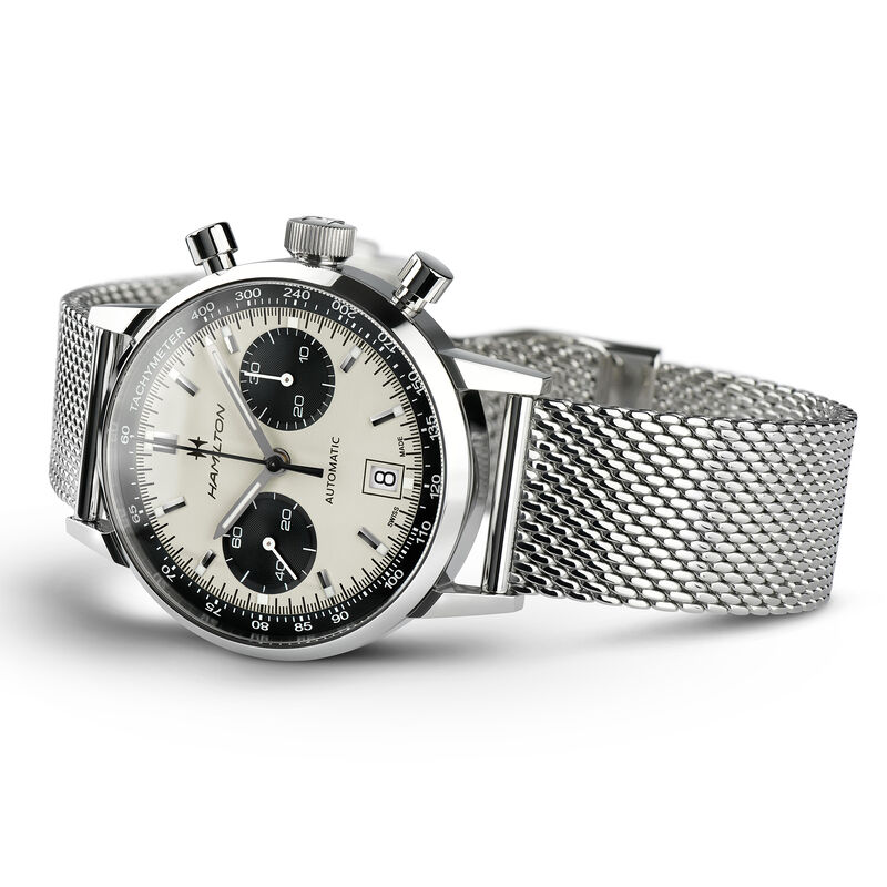 Hamilton American Classic Intra-Matic Auto Chrono White Dial Watch, 40mm image number 1