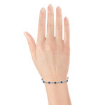 Sapphire & Diamond Bracelet 14K