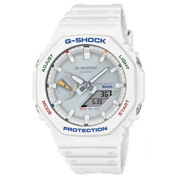 G-Shock GAB2100FC-7A Multi Color Oak White Dial, 45.4mm