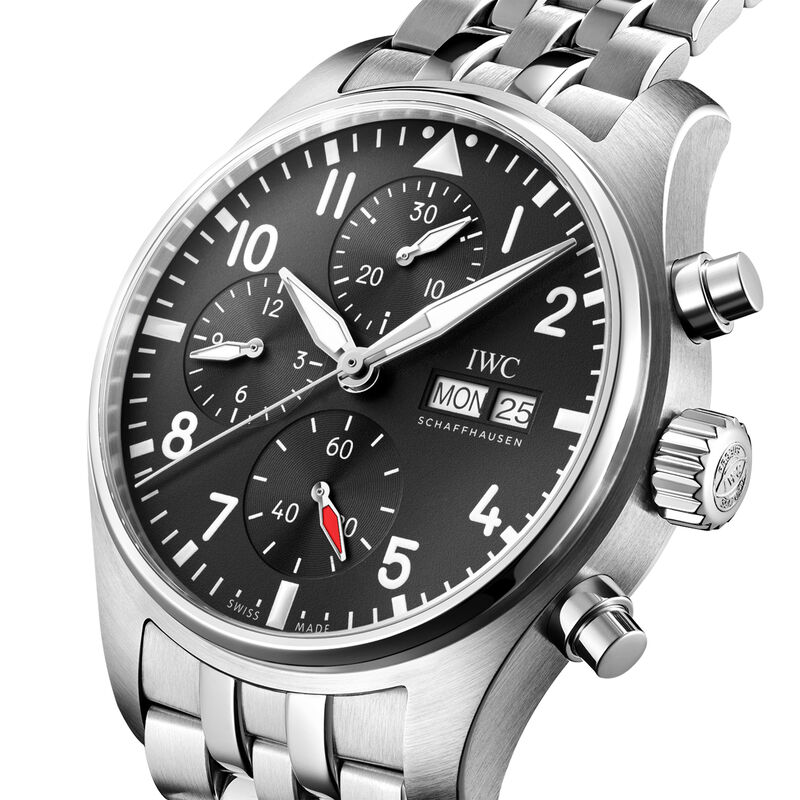 IWC Pilot&rsquo;s Watch Chronograph Black Dial Watch, 41mm image number 3