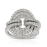 Triple Circle Diamond Ring 14K, 1.6 ctw.
