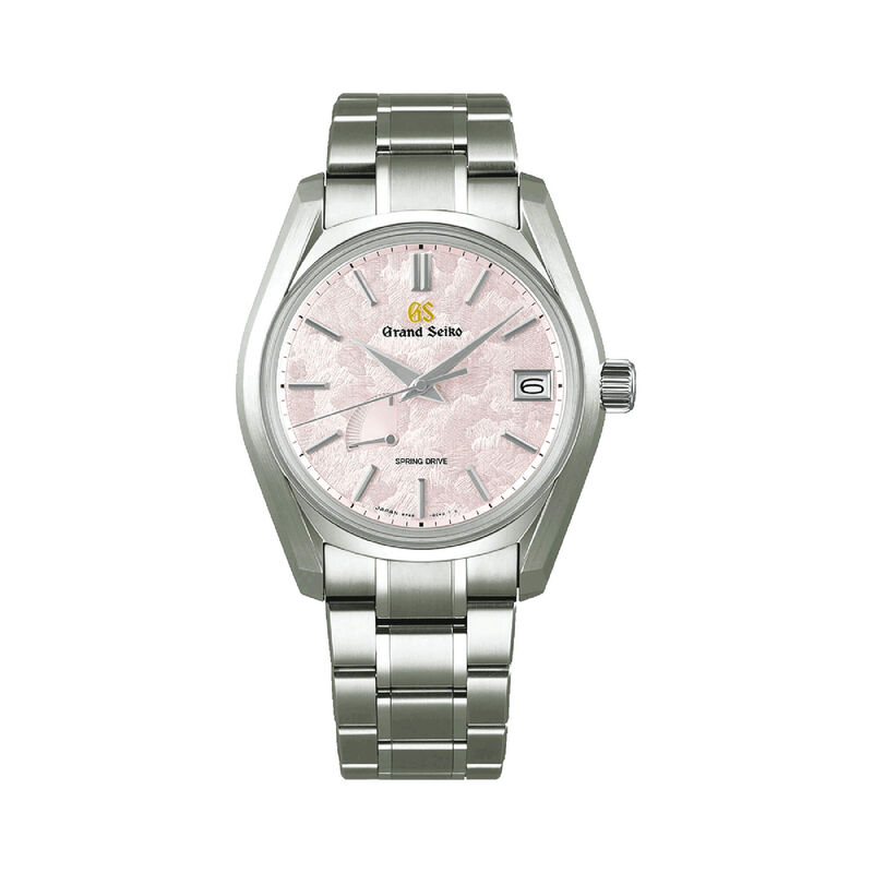 Grand Seiko Heritage Collection Watch Pink Tone Dial Titanium Bracelet, 40mm image number 0