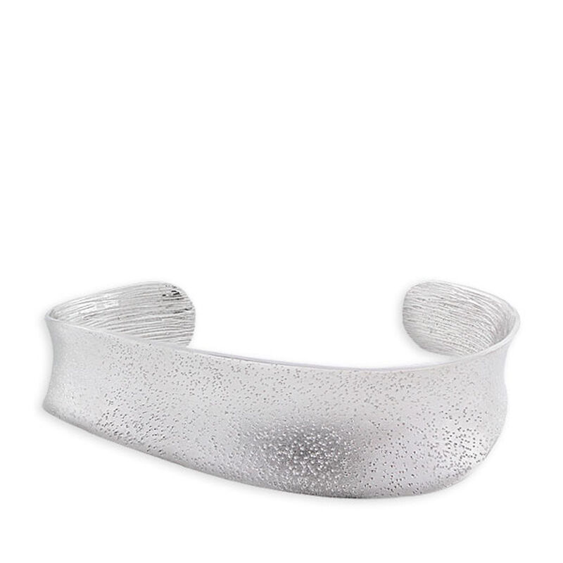 Concave Wave Cuff in Sterling Silver image number 1
