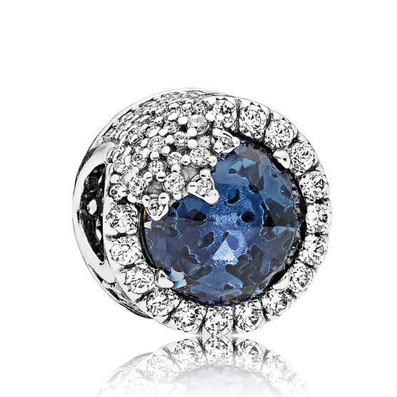 Pandora Dazzling Snowflake Blue Crystal & CZ Charm