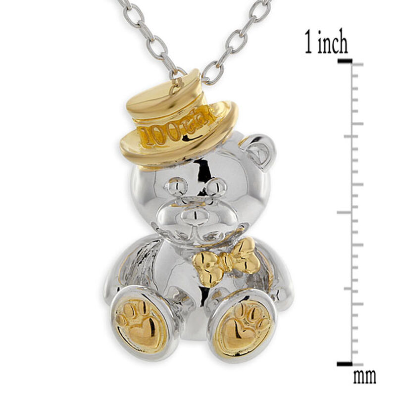 2012 Benny Bear Pendant in Sterling Silver image number 2