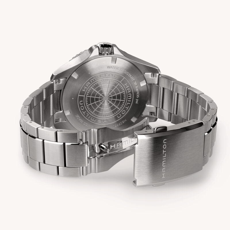 Hamilton Khaki NavyScuba Auto GMT Black Dial Watch, 43mm image number 4