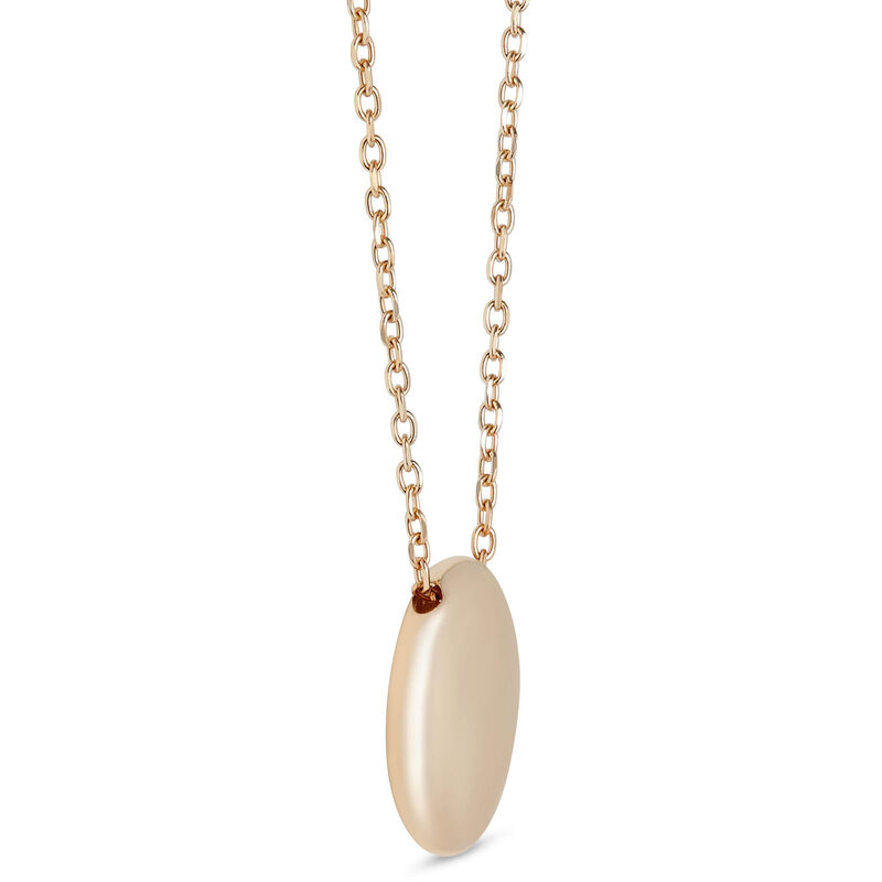 Toscano Large Pebble Pendant Necklace, 14K Yellow Gold image number 1